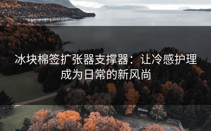 冰块棉签扩张器支撑器：让冷感护理成为日常的新风尚